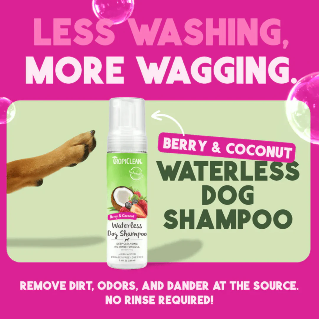 Tropiclean Waterless Deep Cleaning Shampoo for Pets - Image 4
