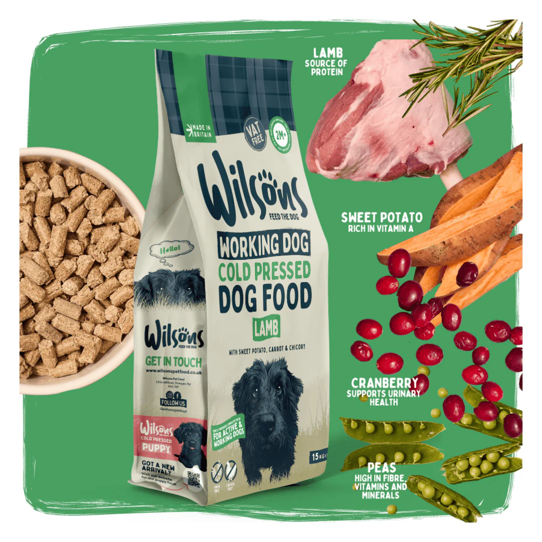 Wilsons Lamb Cold Pressed Dog Food 15kg