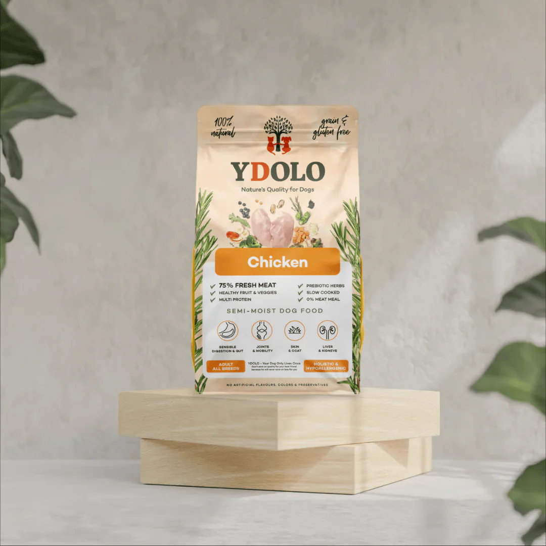 Ydolo Chicken Semi Moist Cold Pressed Dog Food - Image 3