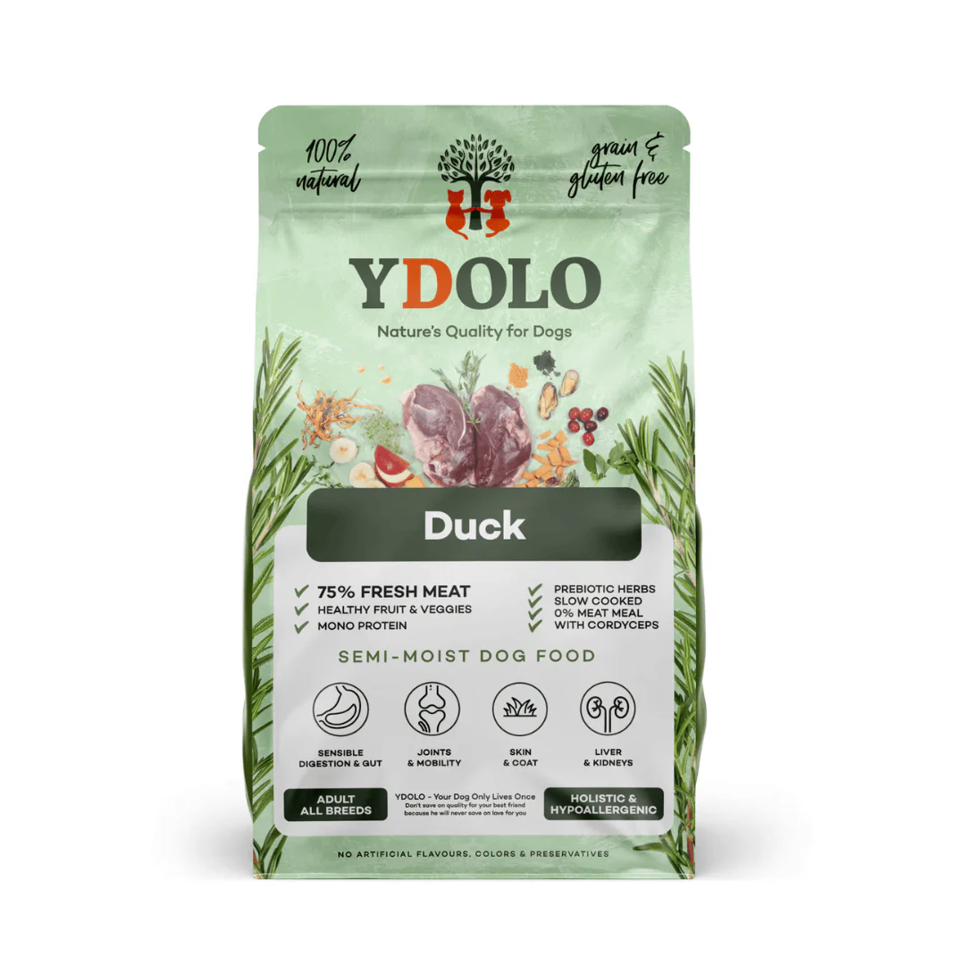Ydolo Duck Semi Moist Cold Pressed Dog Food